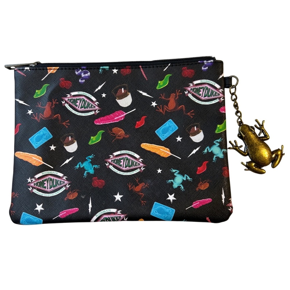 universal Studios Harry Potter‎ Honeydukes Chocolate Frog Pouch Bag  Zip Clutch